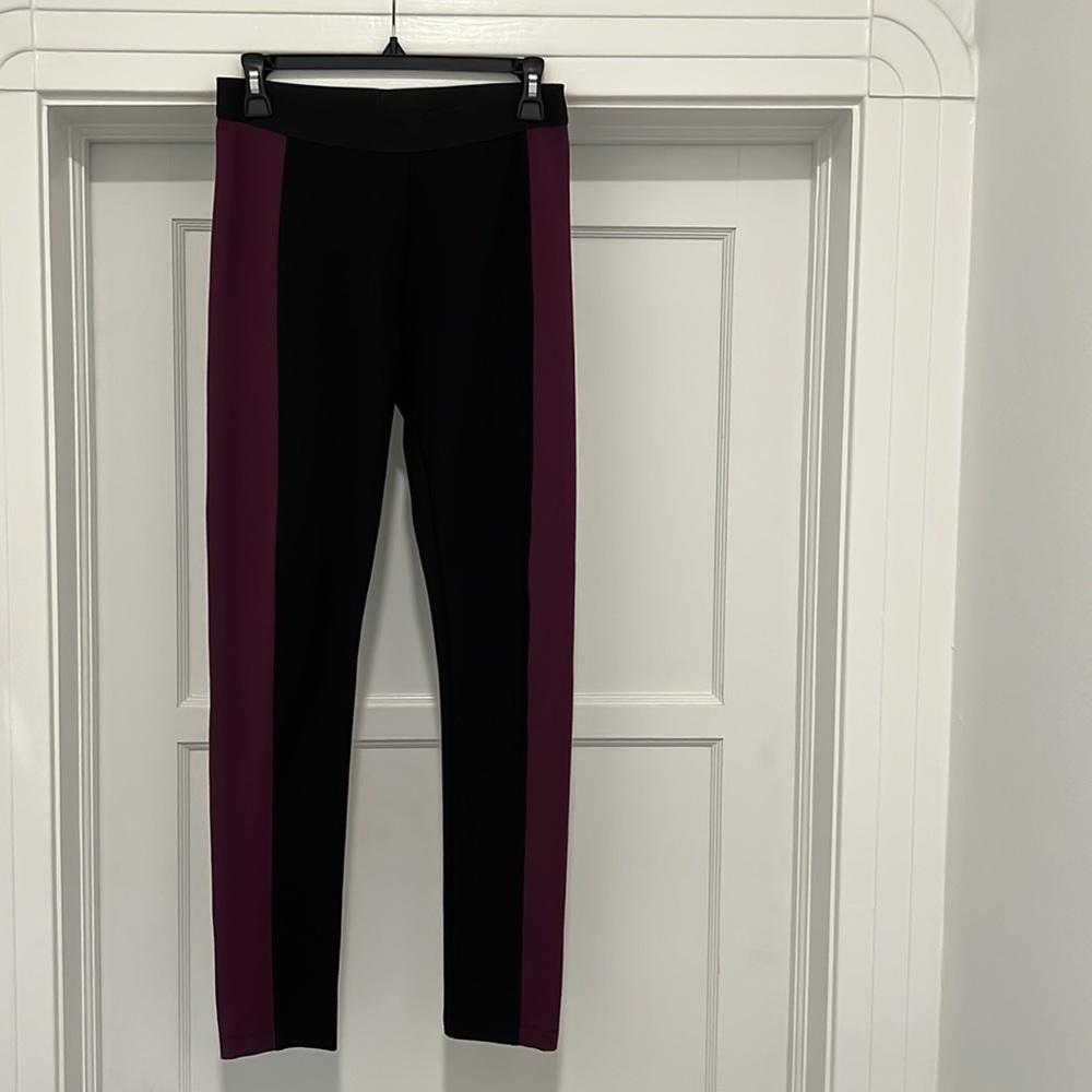 BCBGMaxAzria Color Block Knit Leggings